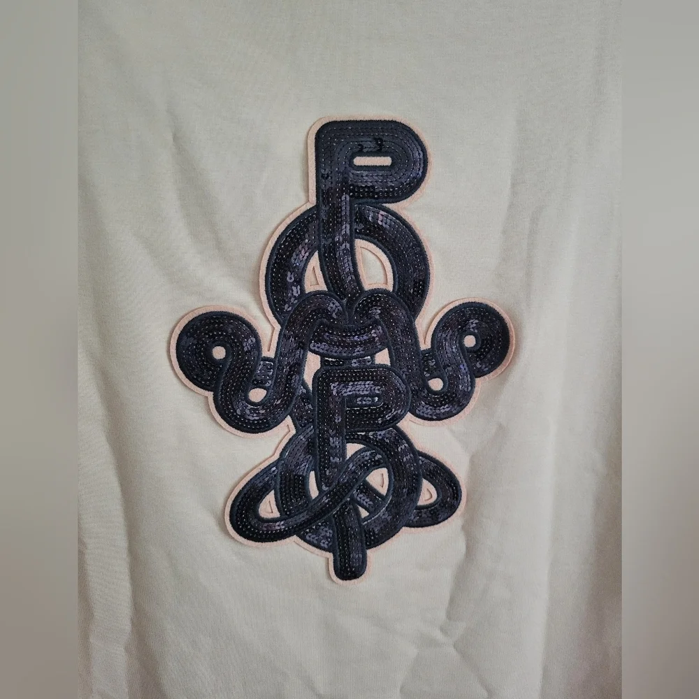 Puma x PRONOUNCE Shirt Dress PUMAPUNKU Sequin Embroidery Logo Size Small NWT - Picture 8 of 9